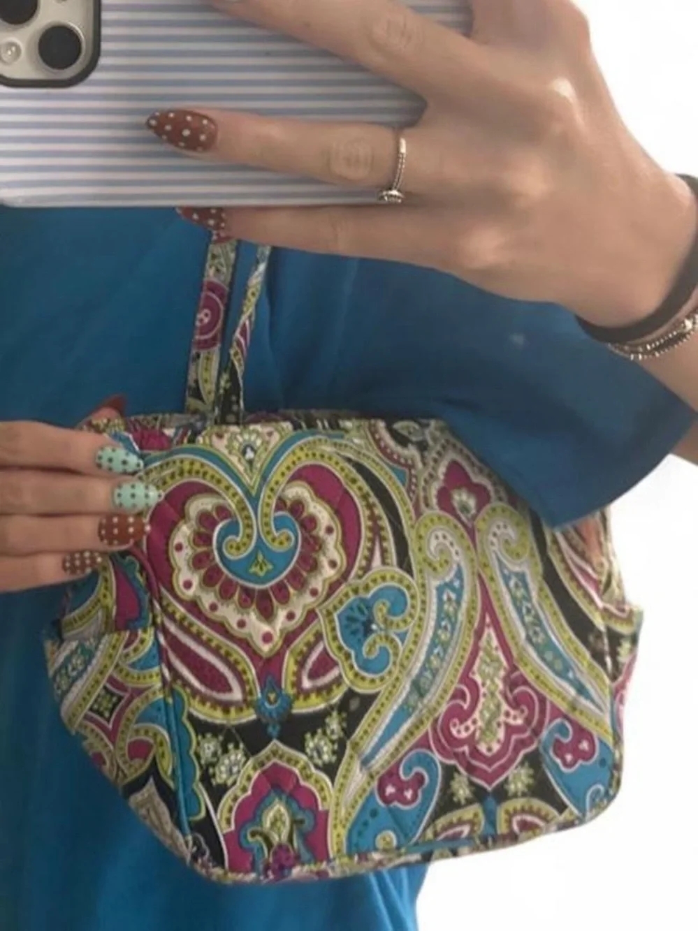 Perfect condition retired in 2005 Vera Bradley Bella Paisley